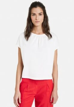 Gerry Weber Mit Knopfverschluss Im- T-Shirt Basic - Off White