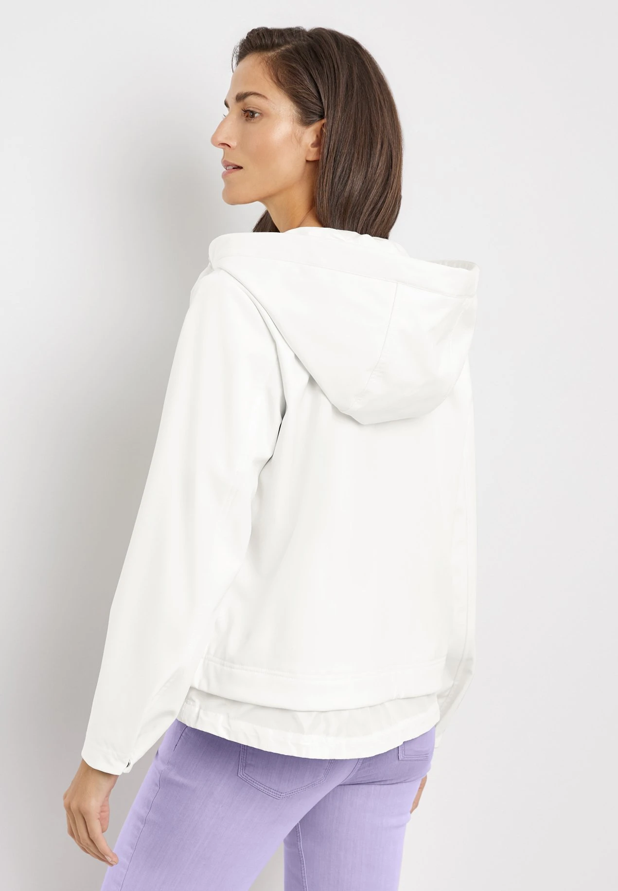 Gerry Weber Mit 2 In 1 Optik - Jas - Offwhite 2 Gerry Weber Mit 2 In 1 Optik - Jas - Offwhite - Afbeelding 2