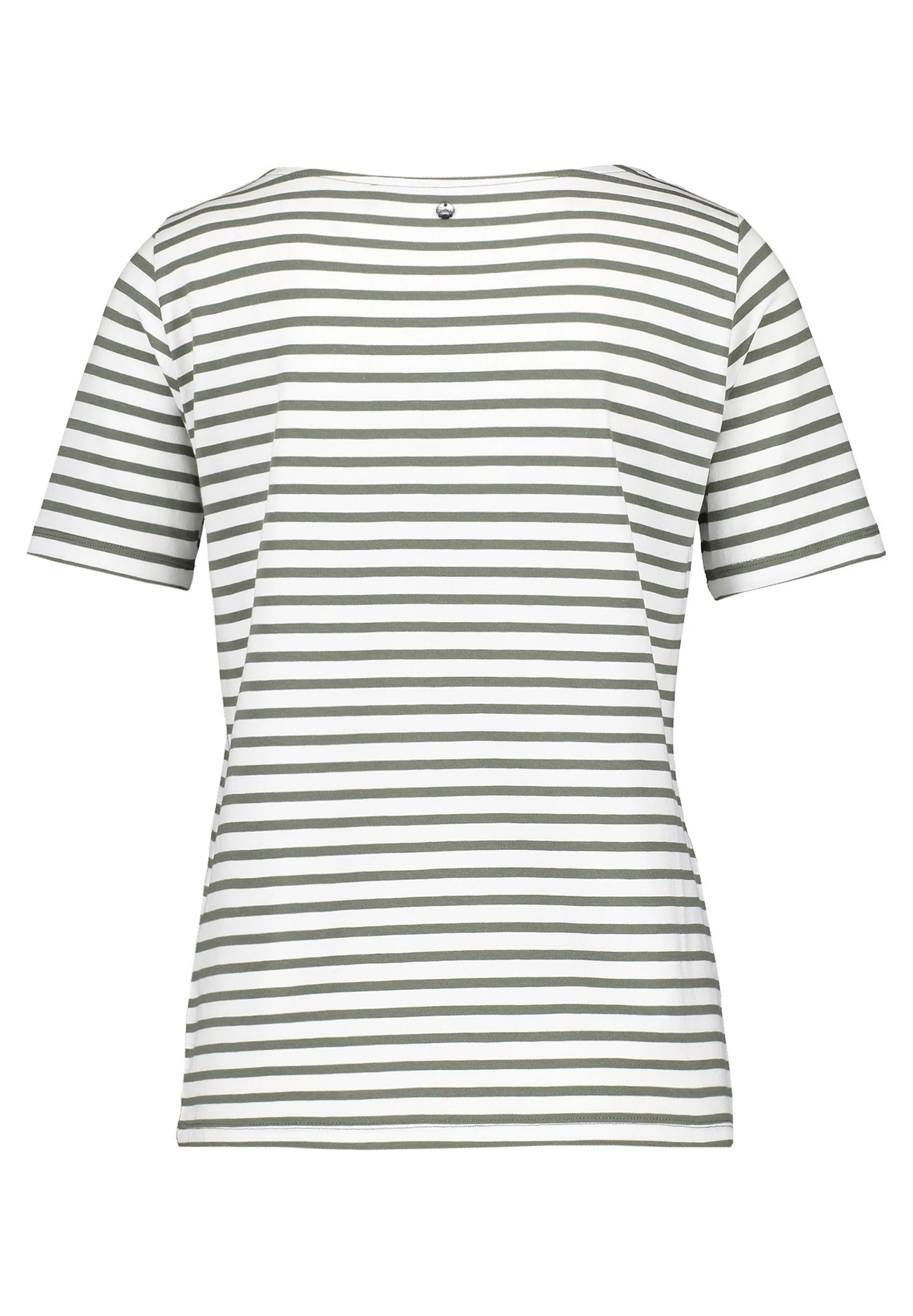 Gerry Weber 1/2 Arm Gestreiftes - T-Shirt Print - Dunkelgrün/Ecru/Weiss Ringel 5 Gerry Weber 1/2 Arm Gestreiftes - T-Shirt Print - Dunkelgrün/Ecru/Weiss Ringel - Afbeelding 5