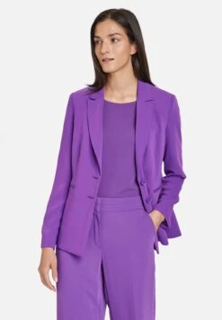 Gerry Weber Langarm Gefüttert Eleganter Mit Revers - Blazer - Purple