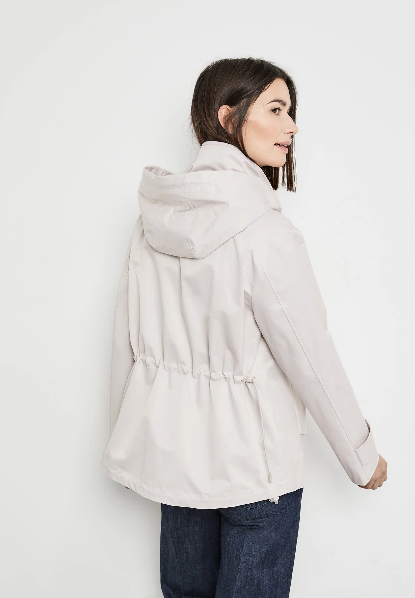 Gerry Weber Mit Stehkragen - Outdoorjas - Kiesel 2 Gerry Weber Mit Stehkragen - Outdoorjas - Kiesel - Afbeelding 2