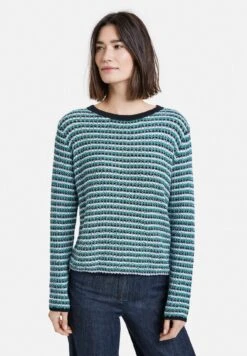 Gerry Weber Rundhals- Trui - Blau Multicolor