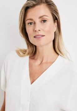 Gerry Weber KurzarmMit Falte - Blouse - Off White -Gerry Weber 1a93849f168a411a9b0ec9864ba49e7e