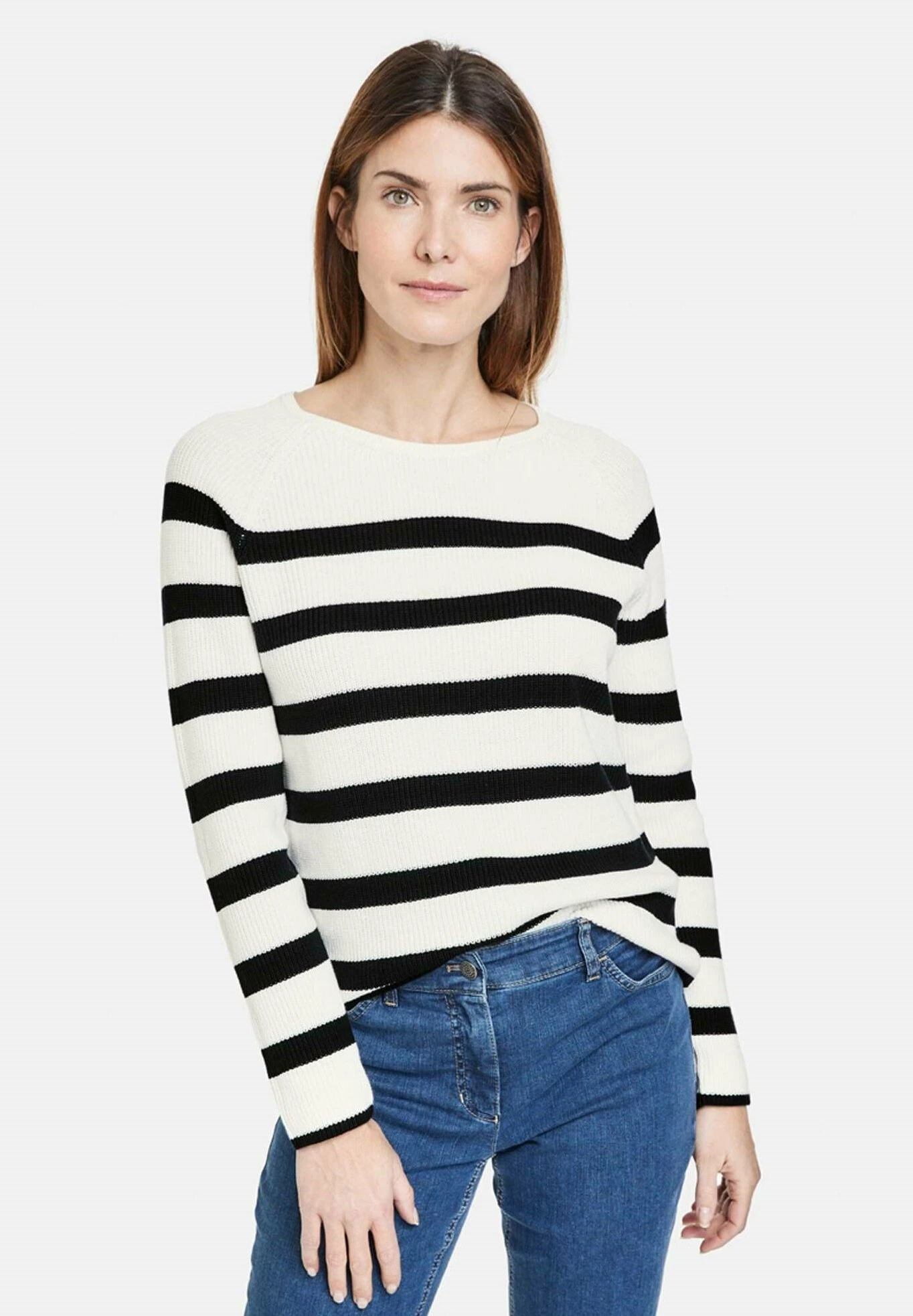 Trui - Weiß Blau 1 Trui - Weiß Blau