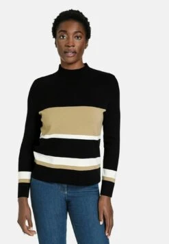 Gerry Weber Trui - Schwarz Ecru