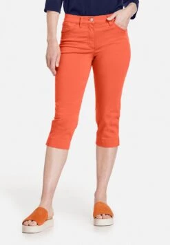 Gerry Weber Freizeit VerkürztBest4Me - Straight Leg Jeans - Tangerina