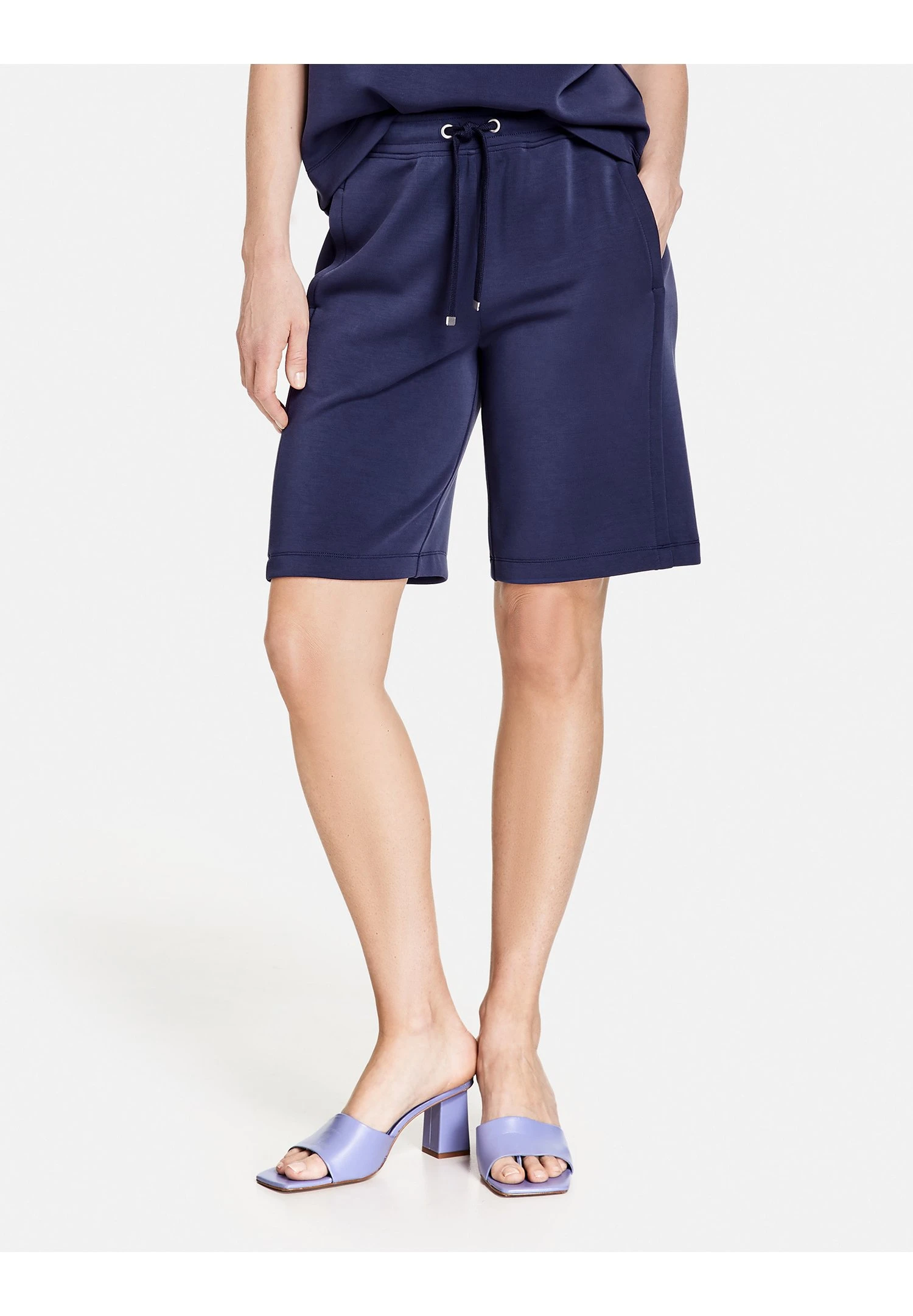 Gerry Weber Jogging Etc Lässige - Shorts - Blueberry 1 Gerry Weber Jogging Etc Lässige - Shorts - Blueberry