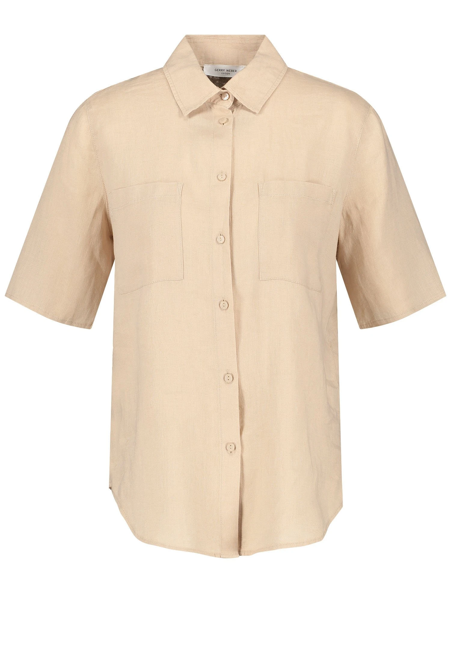 Gerry Weber Kurzarm Halbarm - Overhemdblouse - Sand 6 Gerry Weber Kurzarm Halbarm - Overhemdblouse - Sand - Afbeelding 6