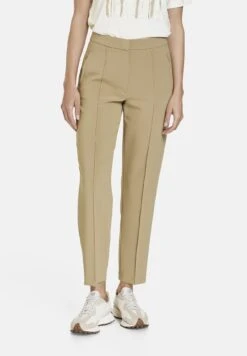 Gerry Weber Tuch Kombi Verkürzt Elegante Stretch - Broek - Sand