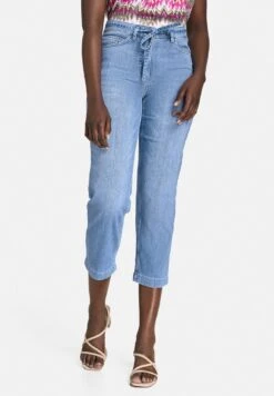 Straight Leg Jeans - Blau Denim Mit Use