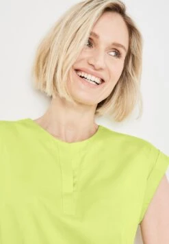 Gerry Weber Mit Kellerfalten - Jurk - Lime 10 Gerry Weber Mit Kellerfalten - Jurk - Lime -Gerry Weber 3b0a4fa176654ef484a8babb73c388fd