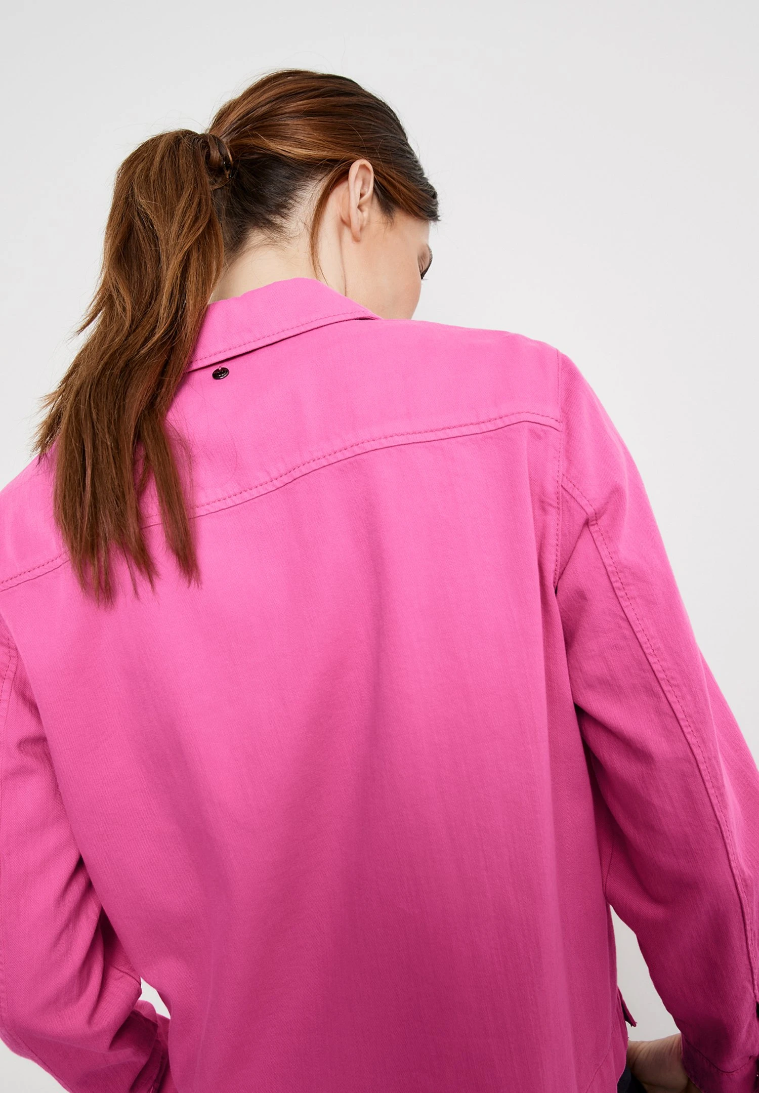 Gerry Weber LangarmMit Grossen Aufgesetzten Tas - Spijkerjas - Soft Pink 2 Gerry Weber LangarmMit Grossen Aufgesetzten Tas - Spijkerjas - Soft Pink - Afbeelding 2