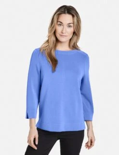 3/4 Arm - Longsleeve - Bright Blue