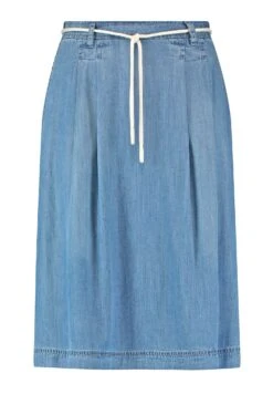 Gerry Weber Weit AusgestellterMit Kordelban - A-Lijn Rok - Blau Denim Mit Use 11 Gerry Weber Weit AusgestellterMit Kordelban - A-Lijn Rok - Blau Denim Mit Use -Gerry Weber 404eda2ffaa840919a90a434888e4c29