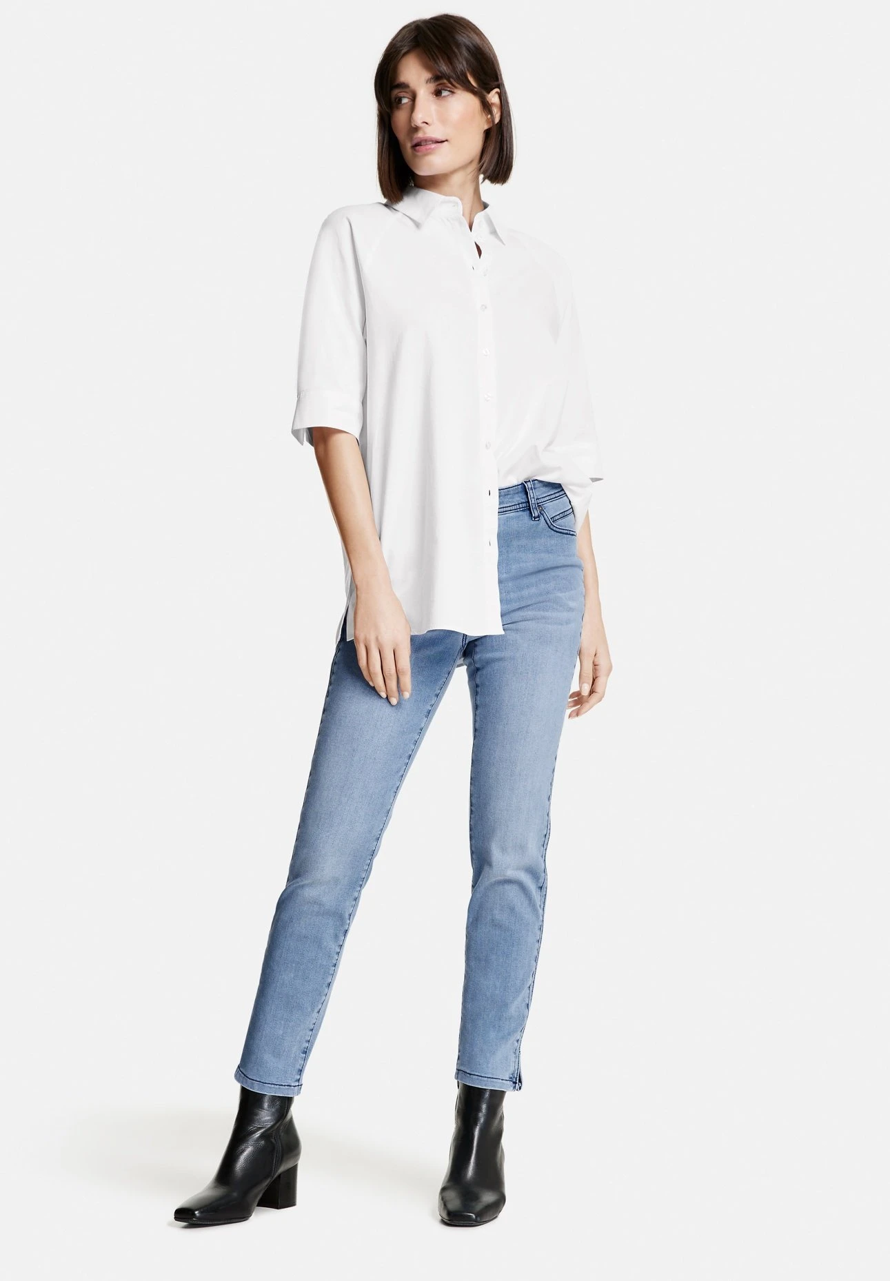 Gerry Weber Mit Stretchkomfort - Slim Fit Jeans - Blue Denim 2 Gerry Weber Mit Stretchkomfort - Slim Fit Jeans - Blue Denim - Afbeelding 2