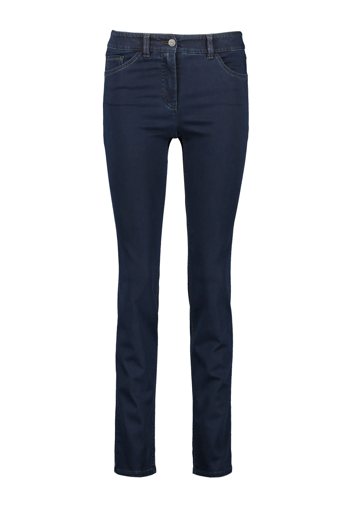 Gerry Weber 5 Pocket Best4Me- Slim Fit Jeans - Dark Blue Denim 1 Gerry Weber 5 Pocket Best4Me- Slim Fit Jeans - Dark Blue Denim