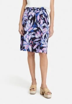 Gerry Weber A-Lijn Rok - Blau Lila Pink Druck