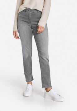 Slim Fit Jeans - Grau Mit Use