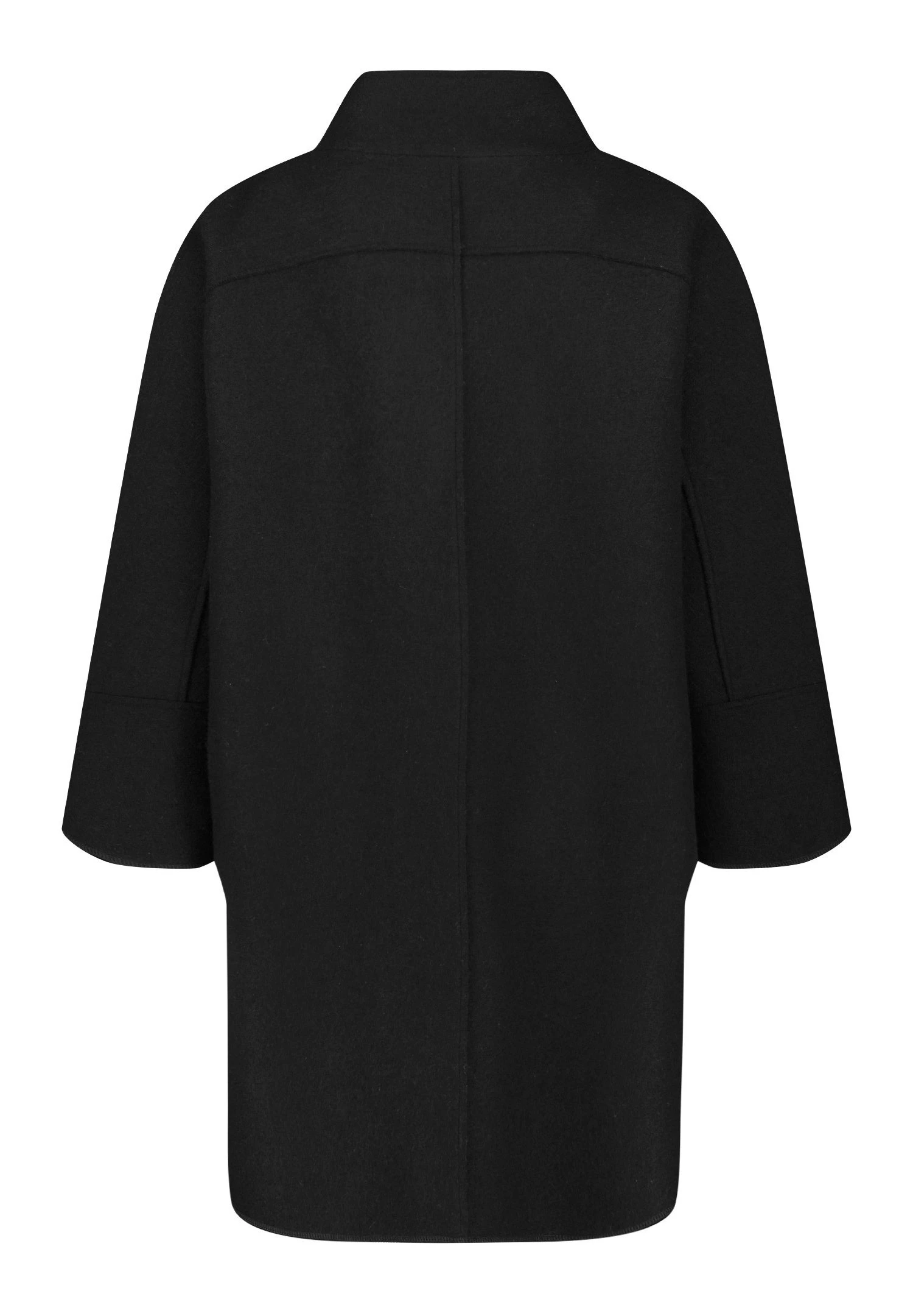 Gerry Weber Poncho Mit Reissverschluss Und 3/4 - Poncho - Schwarz 5 Gerry Weber Poncho Mit Reissverschluss Und 3/4 - Poncho - Schwarz - Afbeelding 5