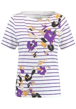 Gerry Weber Short Sleeve Shirt - T-Shirt Print - Lila Pink Schwarz Druck 9 Gerry Weber Short Sleeve Shirt - T-Shirt Print - Lila Pink Schwarz Druck -Gerry Weber 49ea0b69b20d49d5b81c6ce359b0cfb5