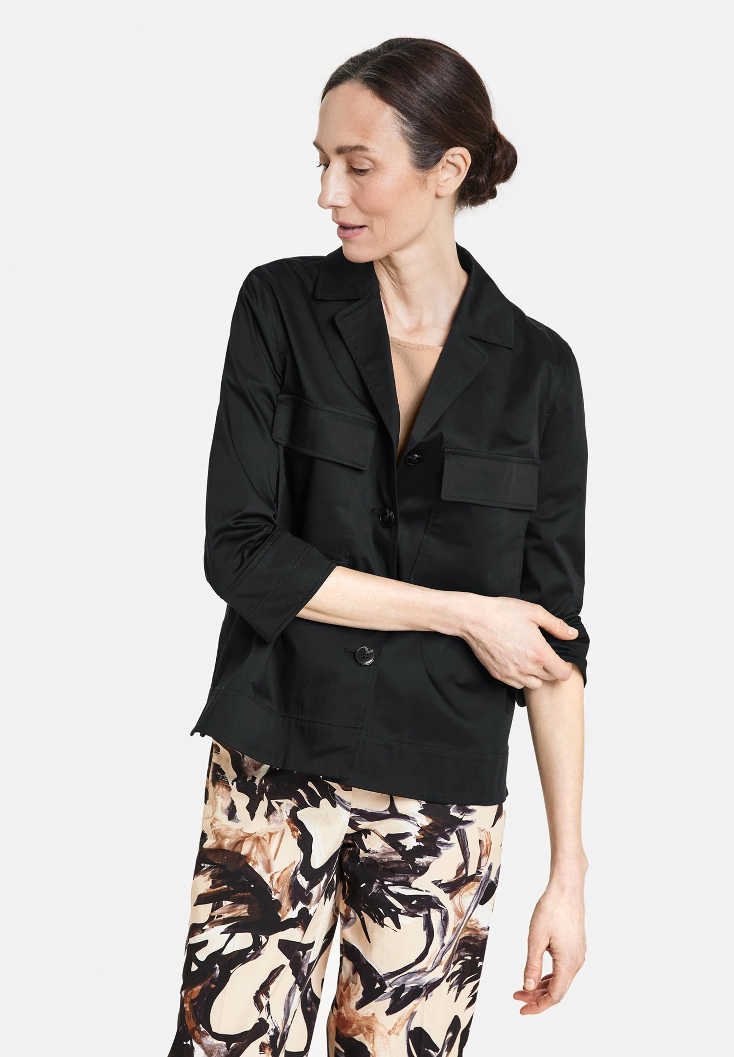 Gerry Weber Langarm Mit Aufgesetzte - Blazer - Schwarz 1 Gerry Weber Langarm Mit Aufgesetzte - Blazer - Schwarz