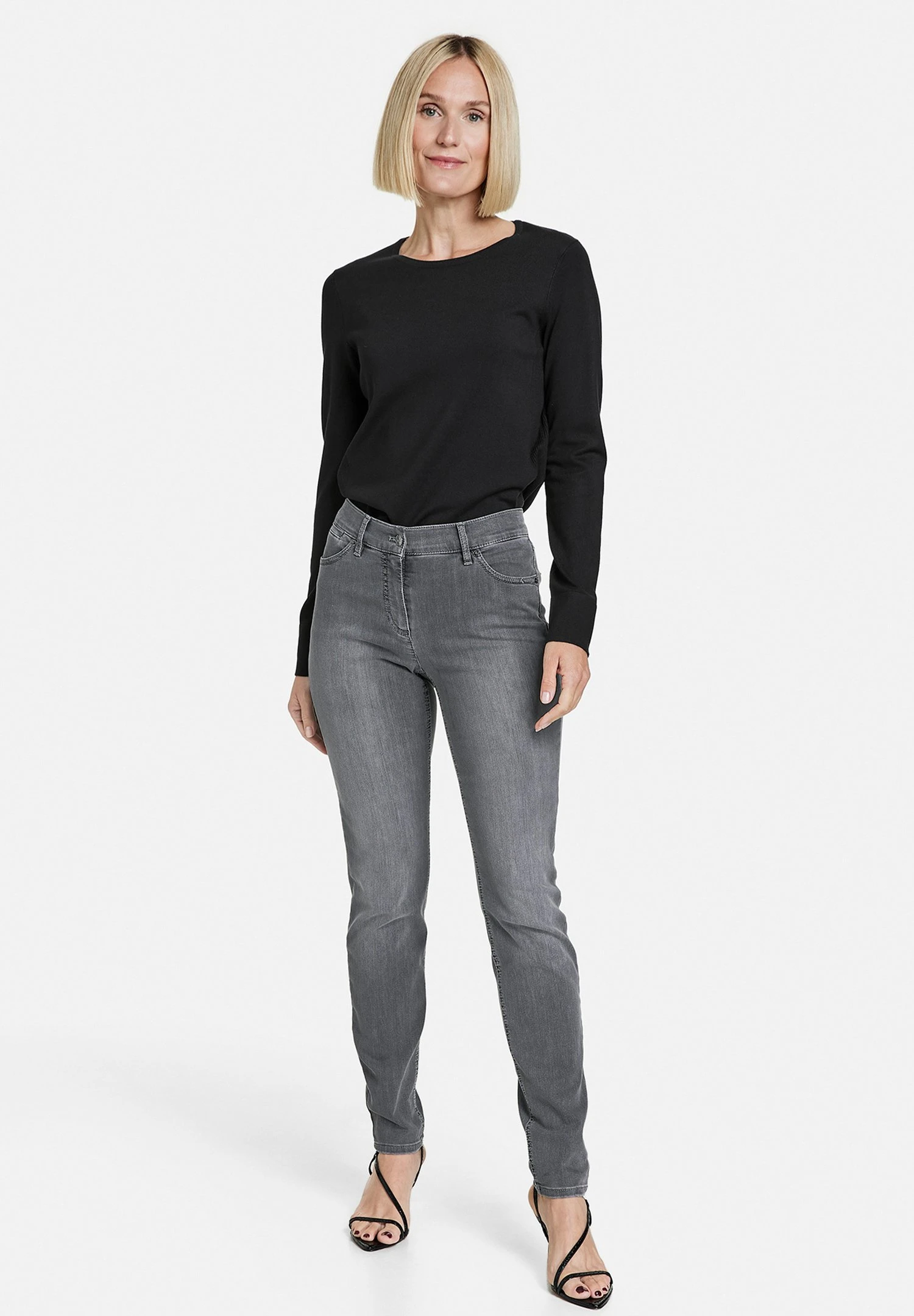 Gerry Weber 7/8Best4Me - Slim Fit Jeans - Anthra Denim Mit Use 2 Gerry Weber 7/8Best4Me - Slim Fit Jeans - Anthra Denim Mit Use - Afbeelding 2