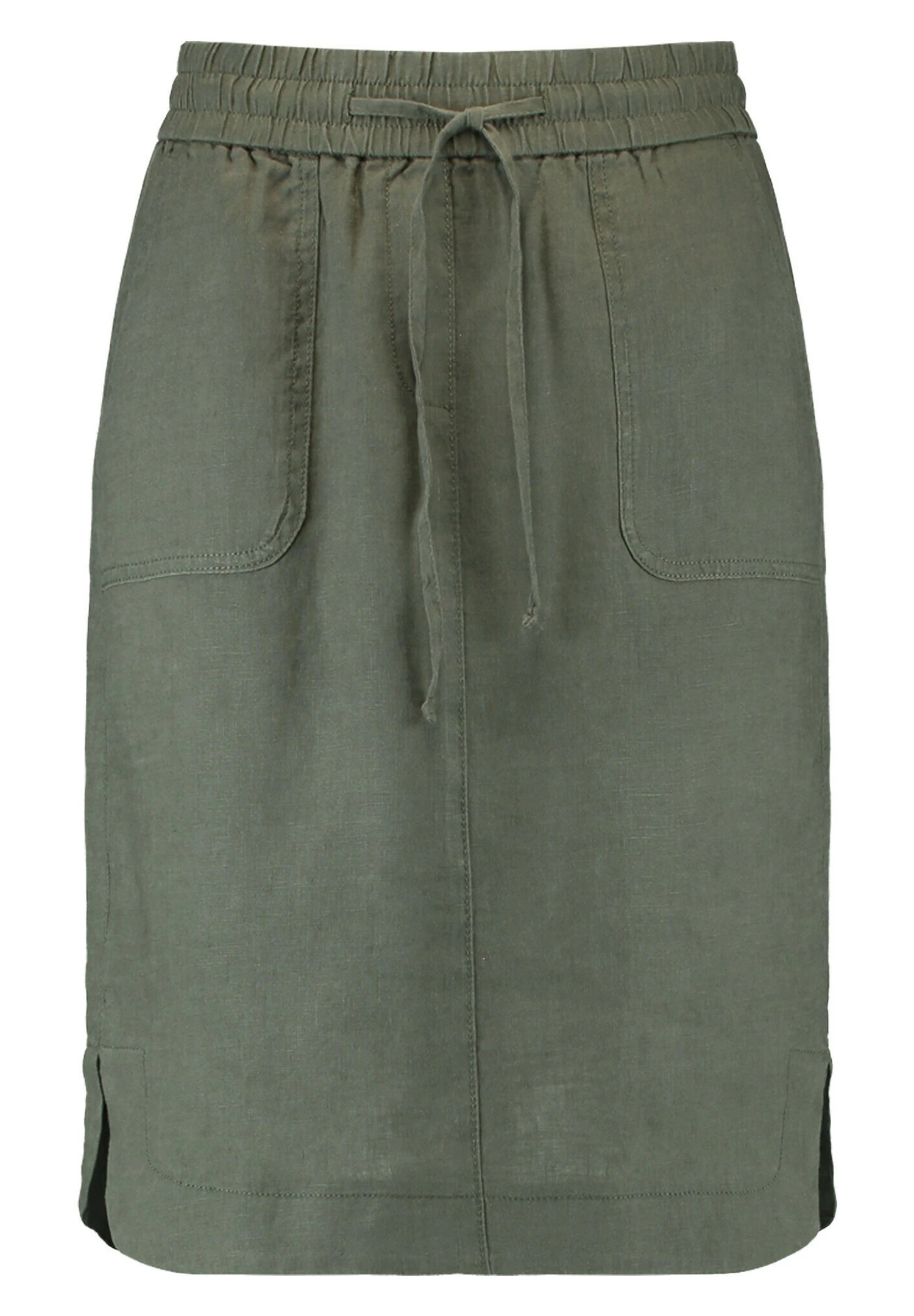 A-Lijn Rok - Olive 5 A-Lijn Rok - Olive - Afbeelding 5