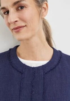 Gerry Weber 3/4 Arm Mit Fransenkant - Blazer - Blueberry 8 Gerry Weber 3/4 Arm Mit Fransenkant - Blazer - Blueberry -Gerry Weber 4ec96d2ace6b466fadc0e5d3120ae2c3