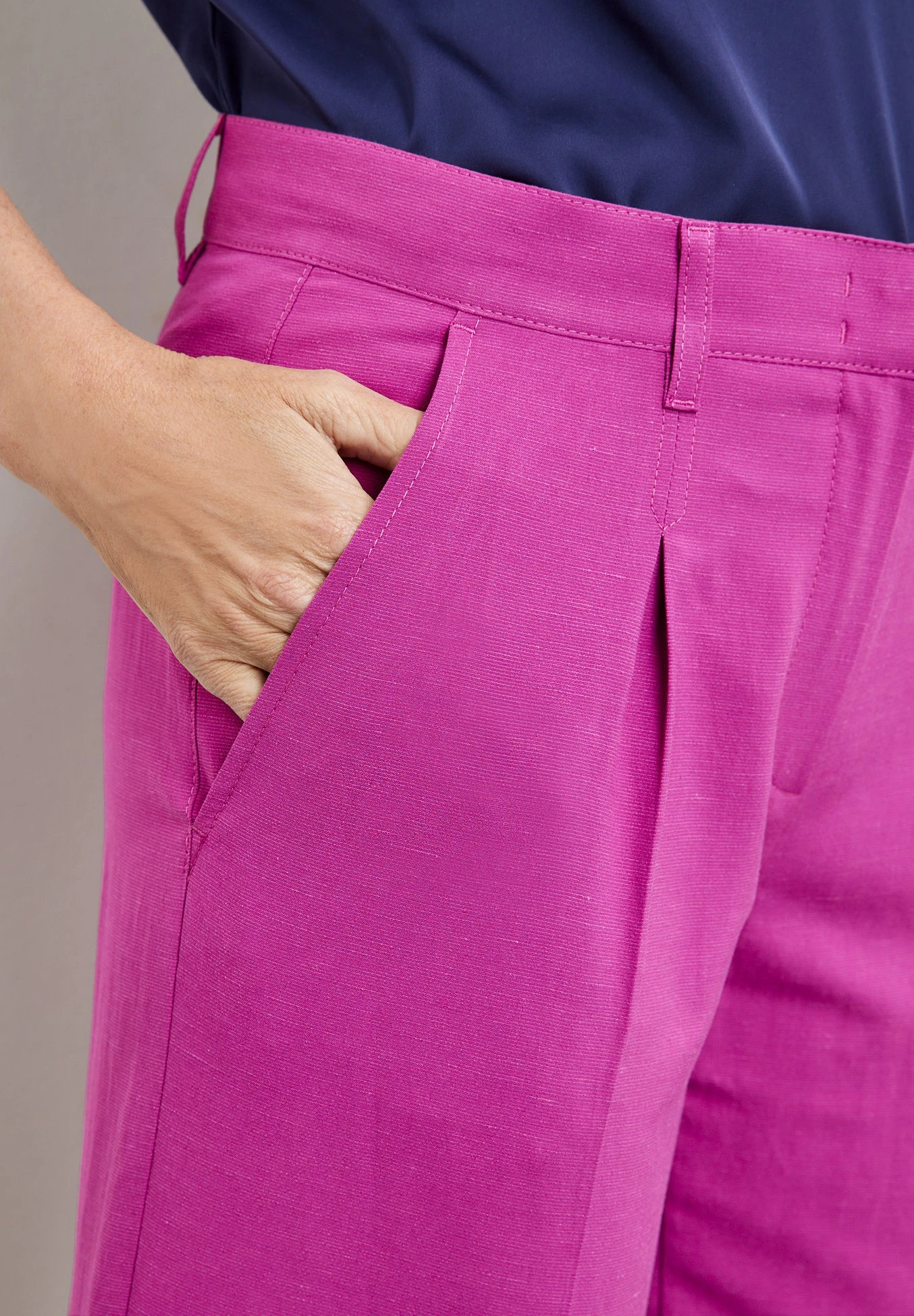 Gerry Weber Freizeit Verkürzt Bermuda Mit Kellerfalte - Shorts - Orchid 4 Gerry Weber Freizeit Verkürzt Bermuda Mit Kellerfalte - Shorts - Orchid - Afbeelding 4