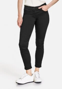 Gerry Weber 5-Pocket Best4Me Cropped - Slim Fit Jeans - Black Black Denim