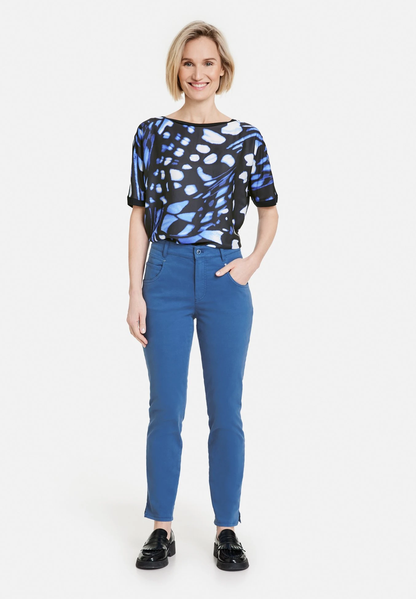 Gerry Weber Pocket Mit Logo Stickerei - Slim Fit Jeans - Atlantic 2 Gerry Weber Pocket Mit Logo Stickerei - Slim Fit Jeans - Atlantic - Afbeelding 2