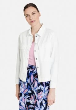 Gerry Weber LangarmMit Grossen Aufgesetzten Tas - Spijkerjas - Weiß