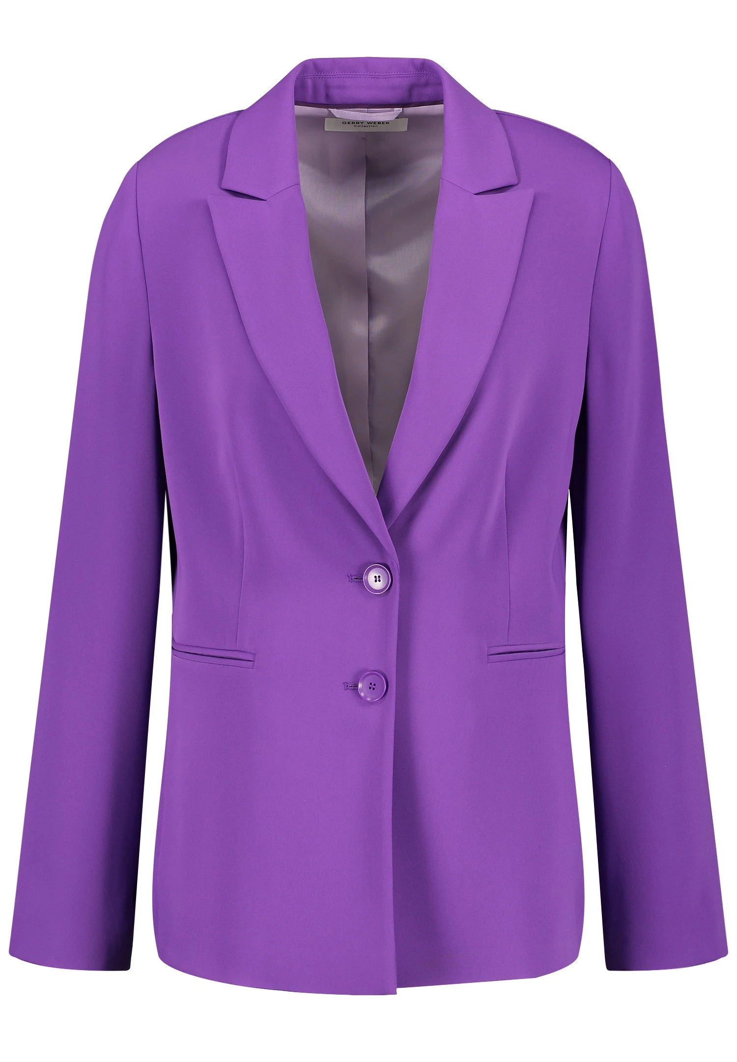 Gerry Weber Langarm Gefüttert Eleganter Mit Revers - Blazer - Purple 5 Gerry Weber Langarm Gefüttert Eleganter Mit Revers - Blazer - Purple - Afbeelding 5