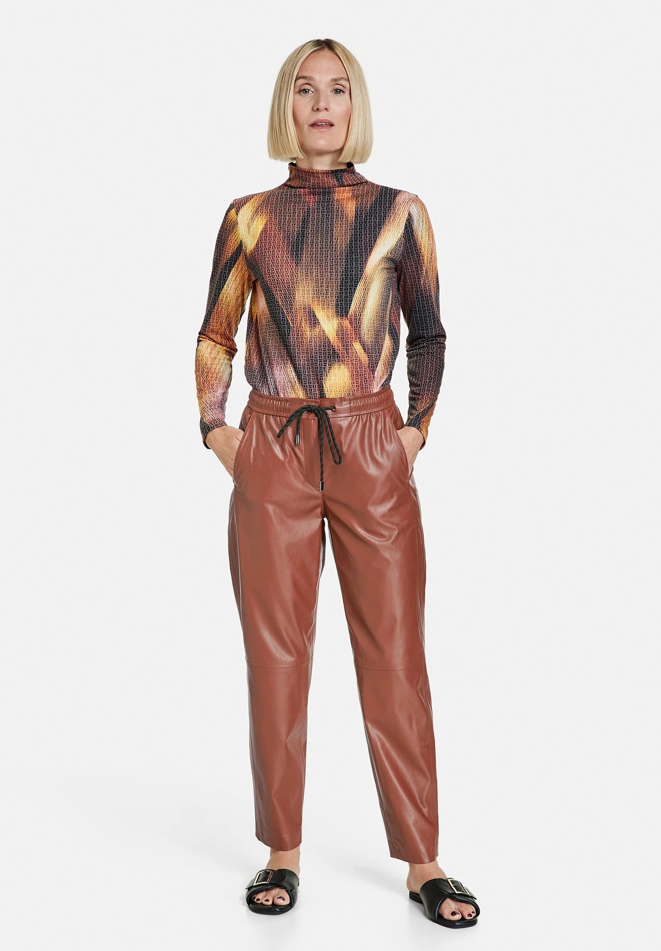 Gerry Weber Freizeit Verkürzt - Broek - Lava 2 Gerry Weber Freizeit Verkürzt - Broek - Lava - Afbeelding 2