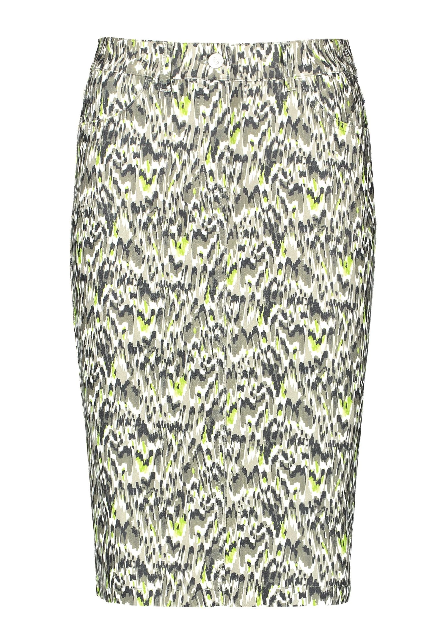 Gerry Weber Gemusterter- Kokerrok - Grün Druck 5 Gerry Weber Gemusterter- Kokerrok - Grün Druck - Afbeelding 5
