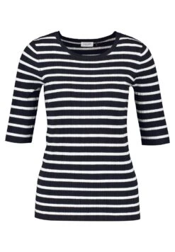 Gerry Weber 3/4 Arm Aus Feinem - Trui - Blau Ecru/Weiss Ringel -Gerry Weber 6641841d8a544484a739a555ae22d568