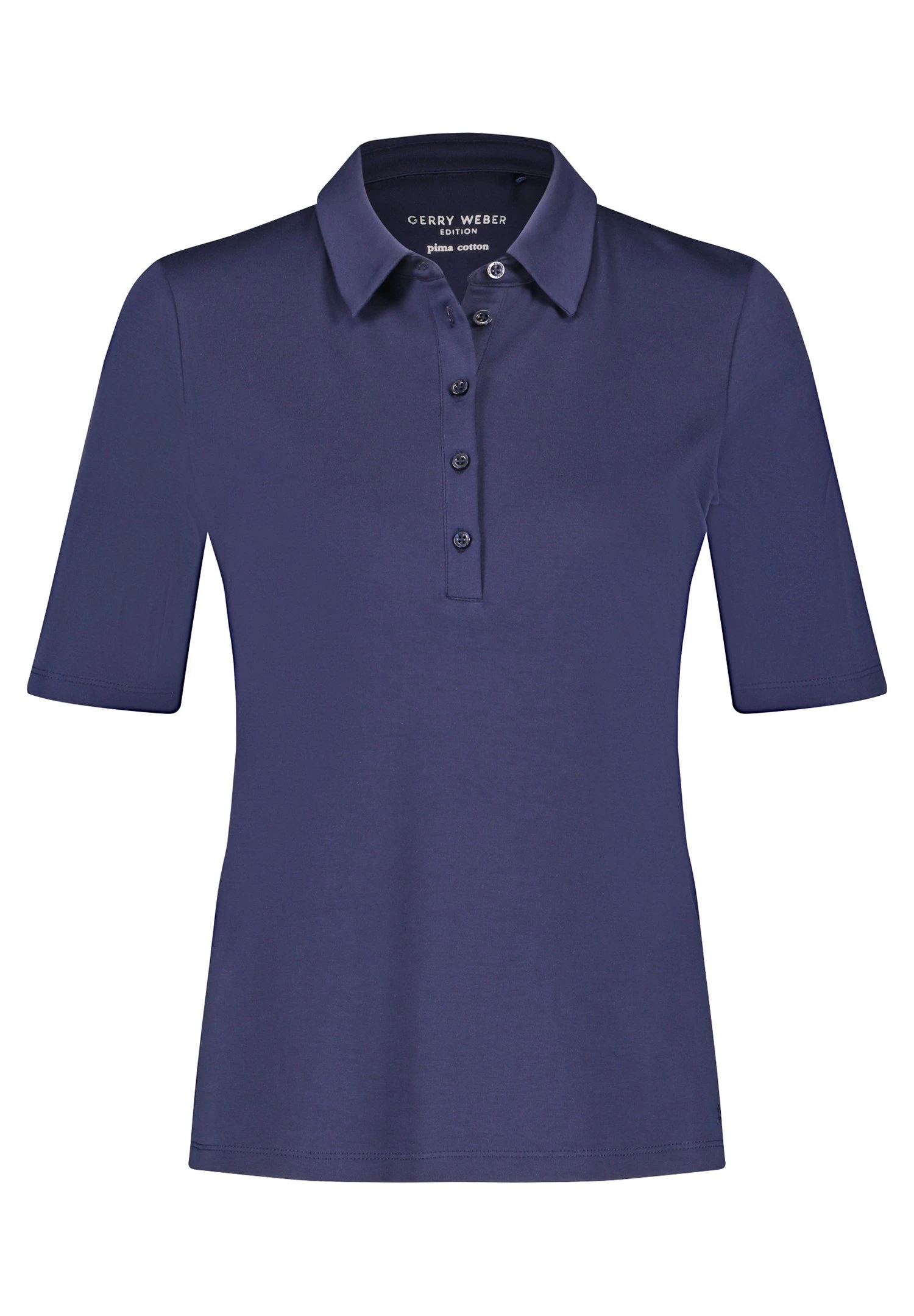 Gerry Weber 1/2 Arm Aus - Poloshirt - Blueberry 4 Gerry Weber 1/2 Arm Aus - Poloshirt - Blueberry - Afbeelding 4