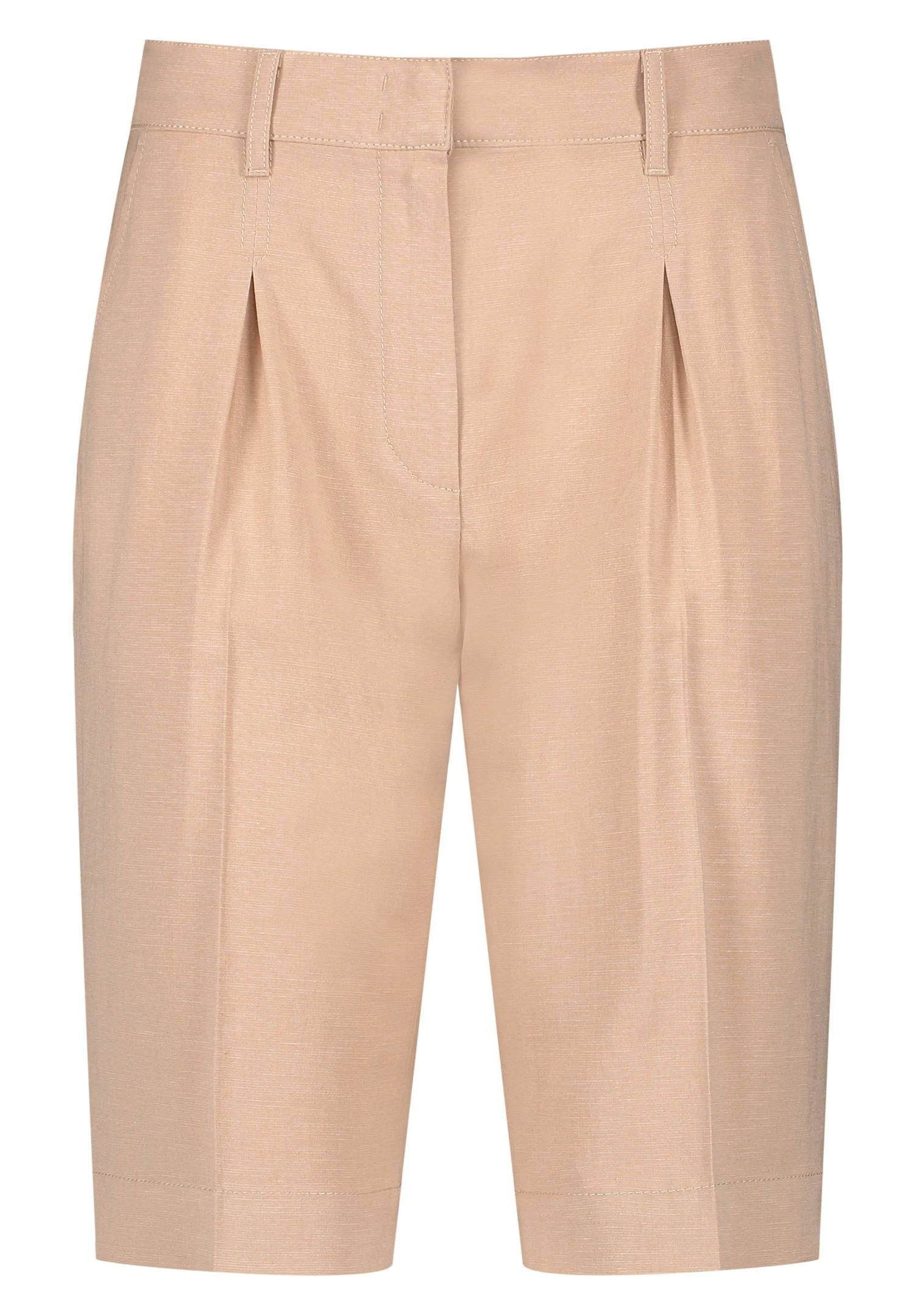 Gerry Weber Freizeit Verkürzt Bermuda Mit Kellerfalte - Shorts - Caramel 4 Gerry Weber Freizeit Verkürzt Bermuda Mit Kellerfalte - Shorts - Caramel - Afbeelding 4