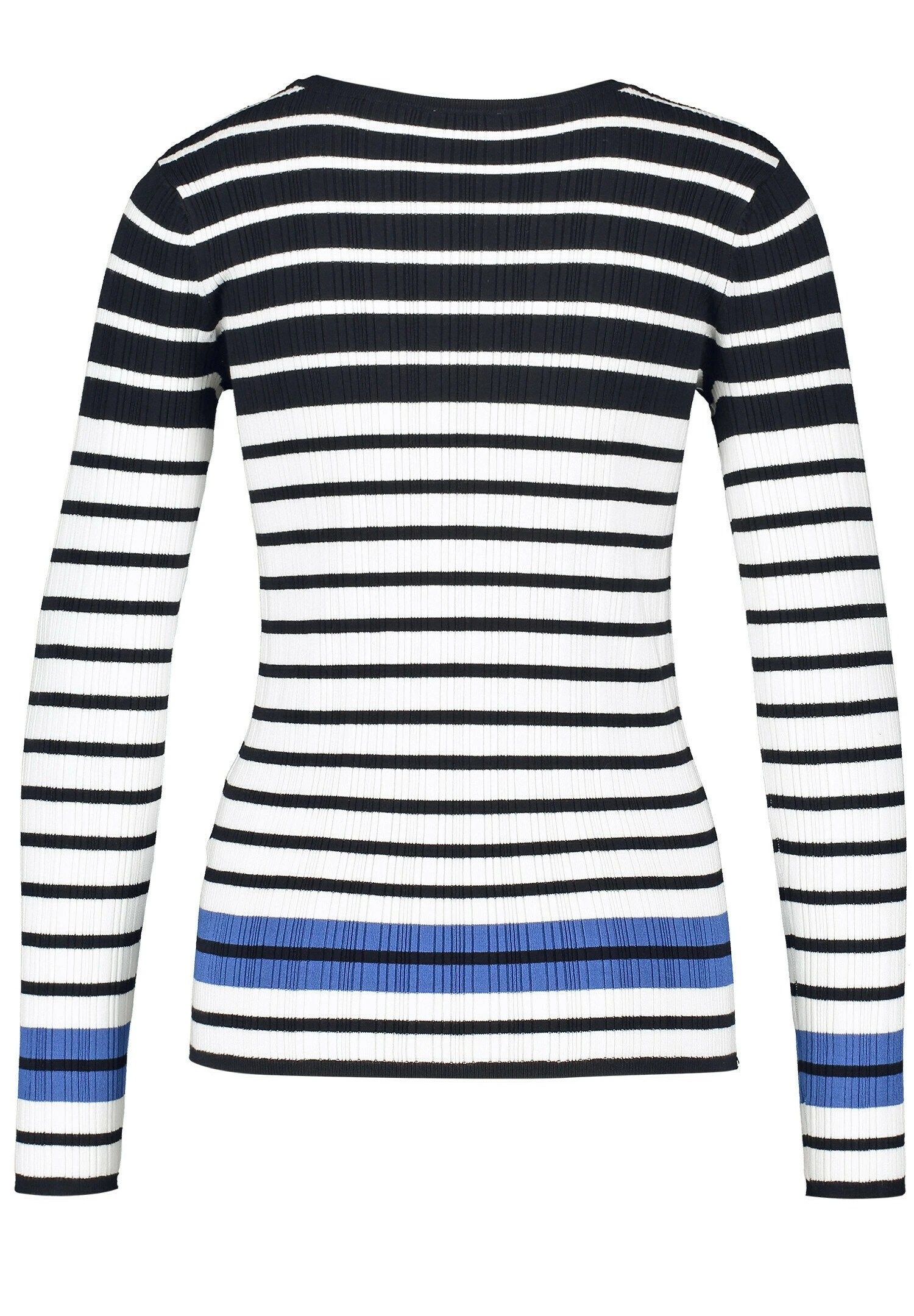 Gerry Weber Trui - Blau Ecru Weiss Ringel 4 Gerry Weber Trui - Blau Ecru Weiss Ringel - Afbeelding 4