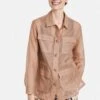 Gerry Weber Langarm Semitransparente - Lichte Jas - Caramel
