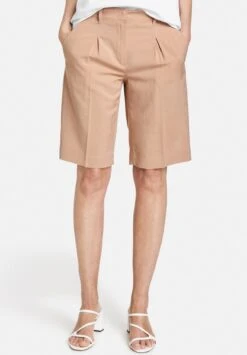 Gerry Weber Freizeit Verkürzt Bermuda Mit Kellerfalte - Shorts - Caramel