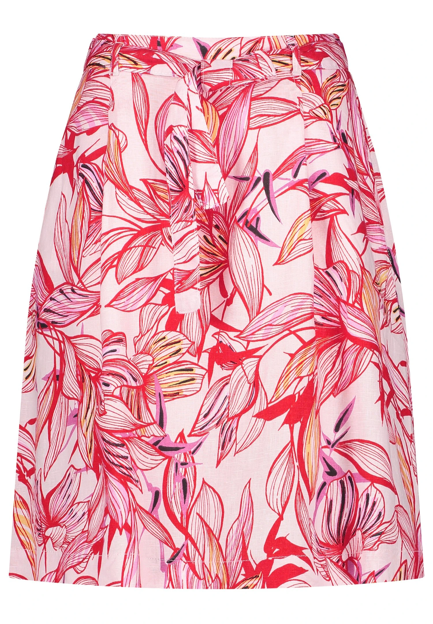 Gerry Weber A-Lijn Rok - Lila Pink Rot Orange Druck 5 Gerry Weber A-Lijn Rok - Lila Pink Rot Orange Druck - Afbeelding 5