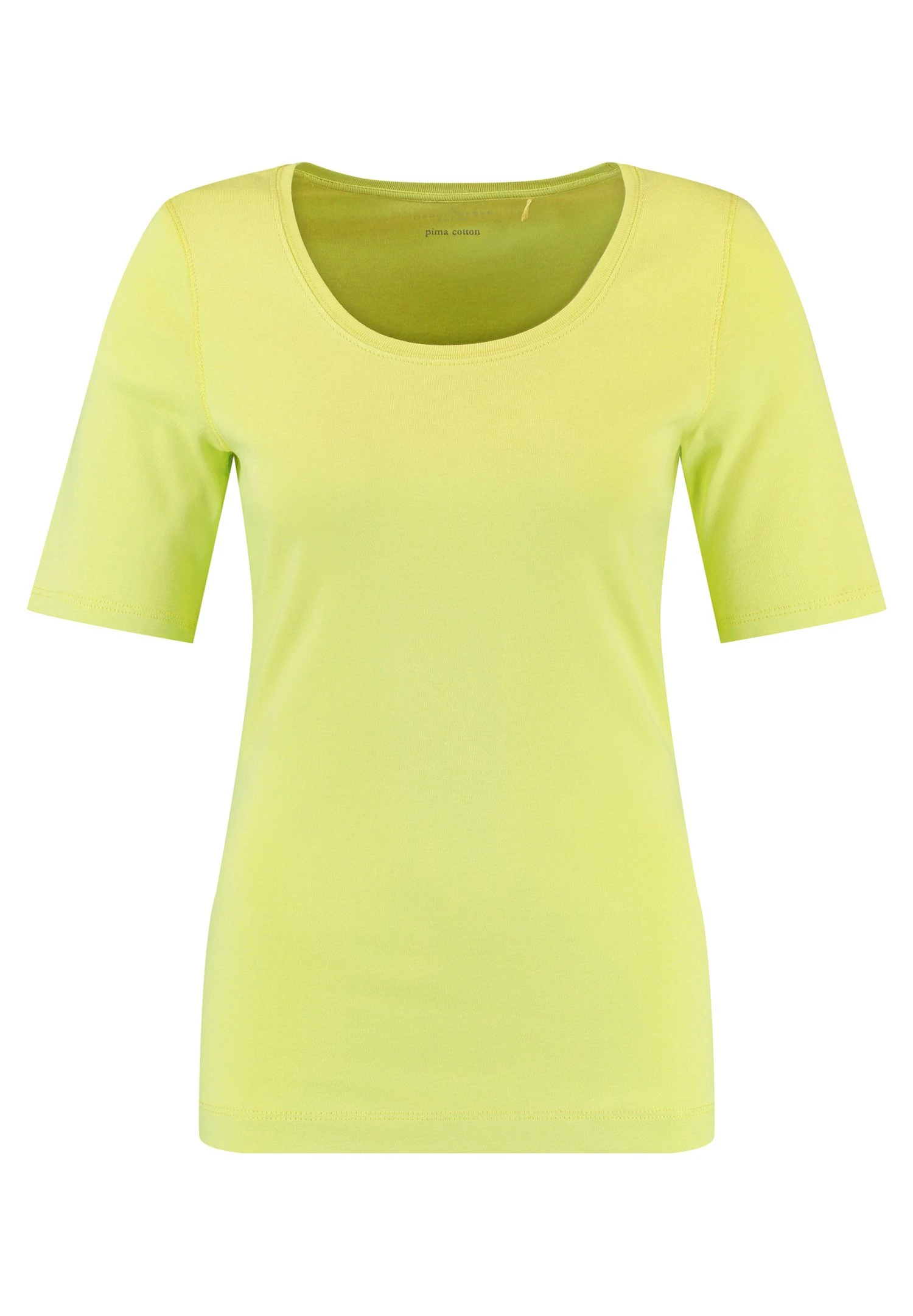 Gerry Weber 1/2 Arm Basic- T-Shirt Basic - Light Lime 4 Gerry Weber 1/2 Arm Basic- T-Shirt Basic - Light Lime - Afbeelding 4