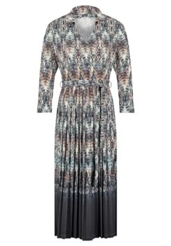 Gerry Weber Gebreide Jurk - Blau Gemustert -Gerry Weber 79fb62ea262743518ad0bd37f0cc104d