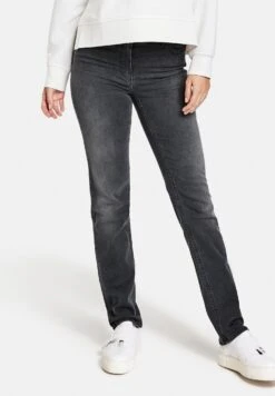 Gerry Weber 5-Pocket - Straight Leg Jeans - Grey Denim