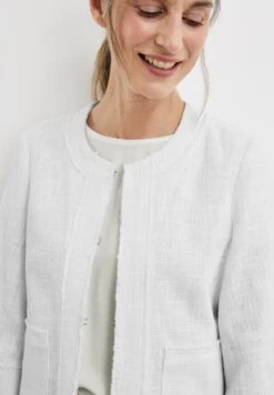 Gerry Weber 3/4 Arm Mit Fransenkant - Blazer - Weiß Weiß -Gerry Weber 8b618463f51c4b86b960b8e20c4b0832