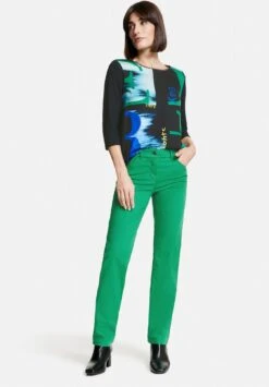 Gerry Weber 34 5-Pockt Best4Me - Slim Fit Jeans - Vibrant Green