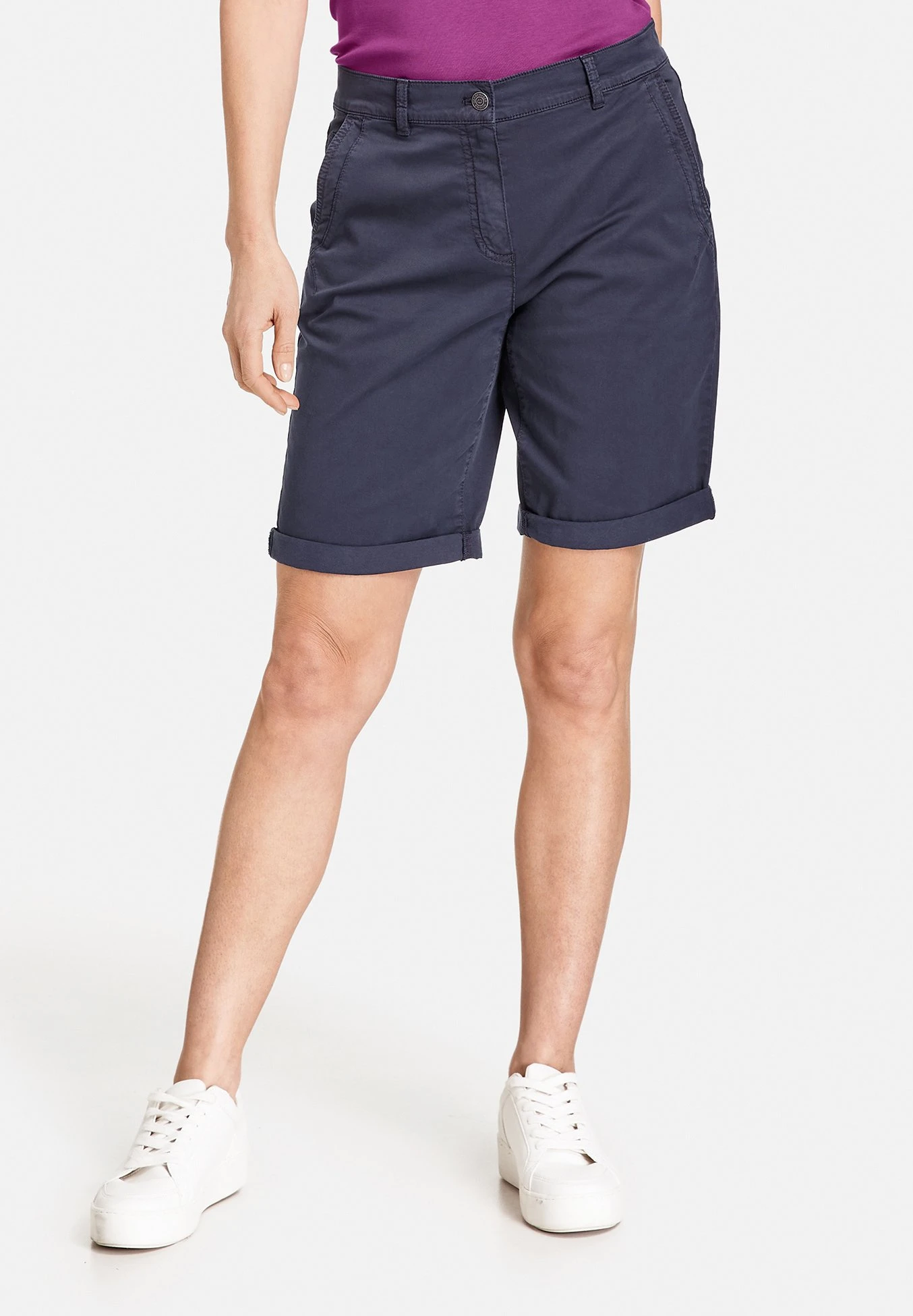 Gerry Weber Verkürzt- Shorts - Navy 1 Gerry Weber Verkürzt- Shorts - Navy