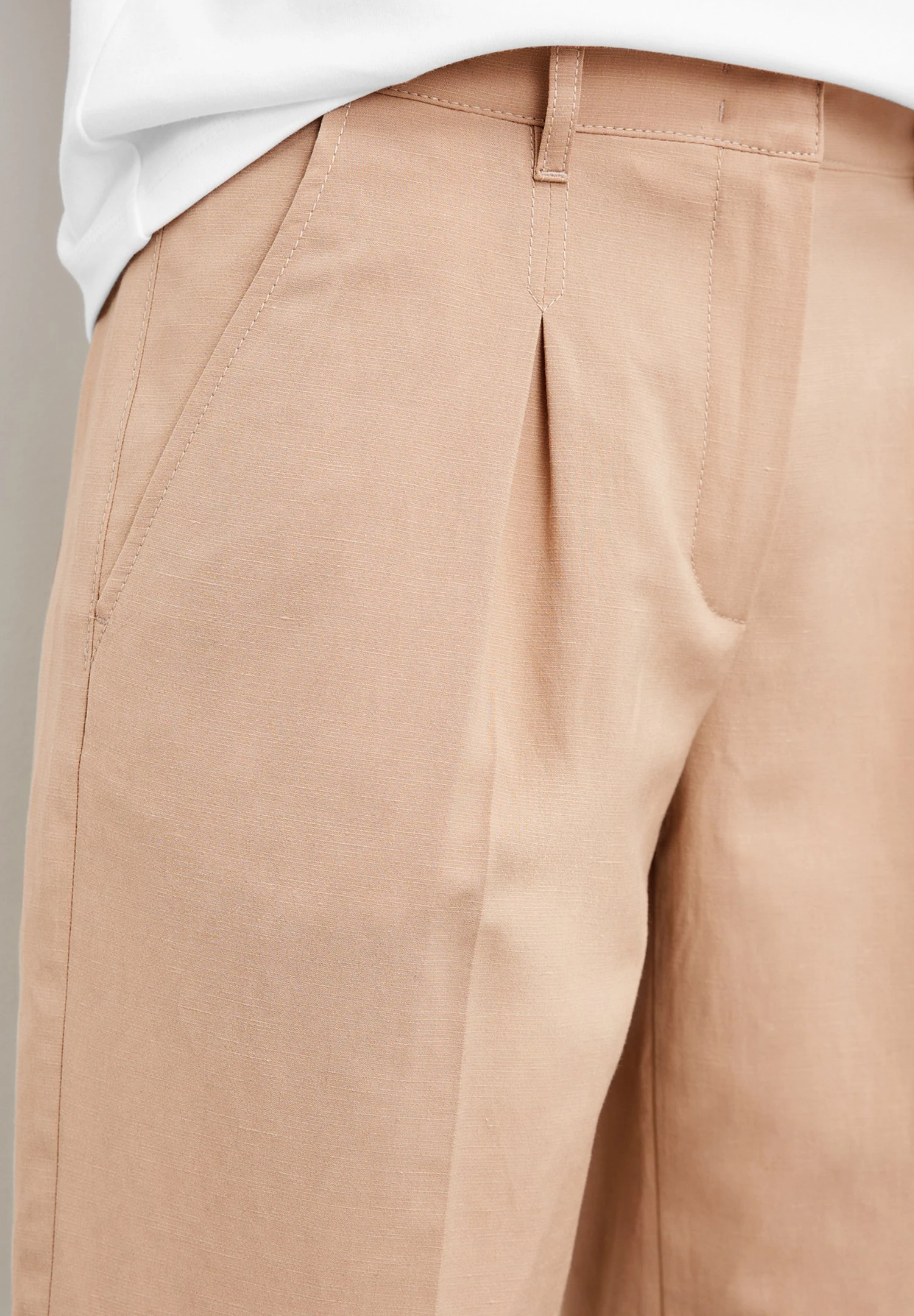 Gerry Weber Freizeit Verkürzt Bermuda Mit Kellerfalte - Shorts - Caramel 6 Gerry Weber Freizeit Verkürzt Bermuda Mit Kellerfalte - Shorts - Caramel - Afbeelding 6