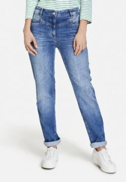 Gerry Weber Mit Sorgt - Straight Leg Jeans - Blue Denim